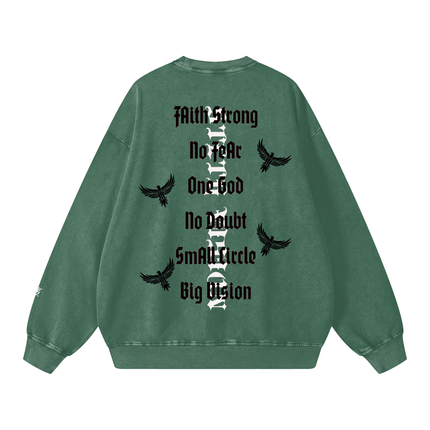 Snow Washed Oversized Sweatshirt