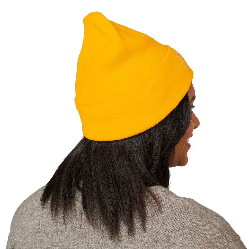 002 Embroidered Cuffed Beanie