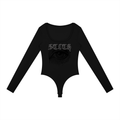 Women's Tight Long Sleeve Yoga Bodysuit