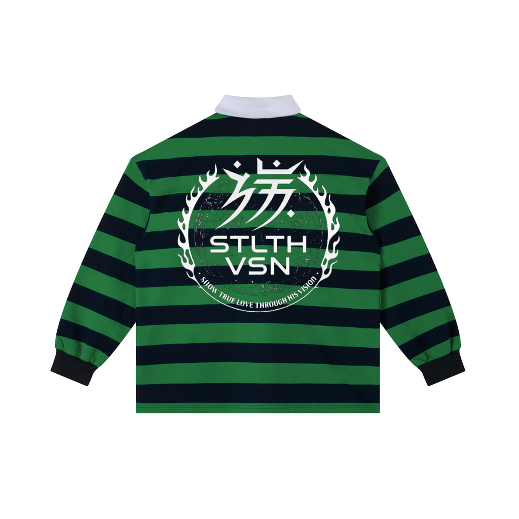 Faith Pin Stripe Polo Shirt