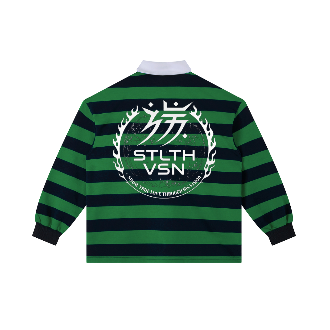 Faith Pin Stripe Polo Shirt