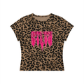 Forged in Faith Women’s Leopard Print Crop T-Shirt