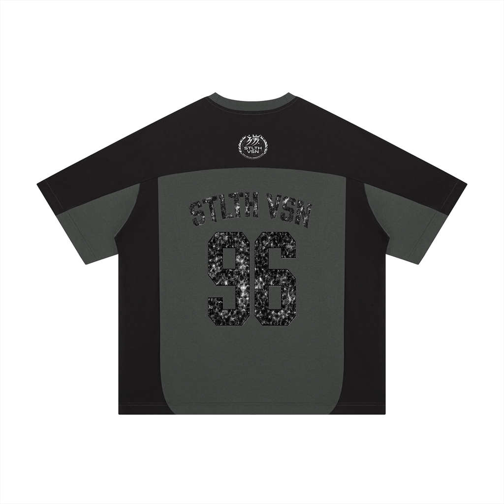 Unisex Color Block Loose T-Shirt