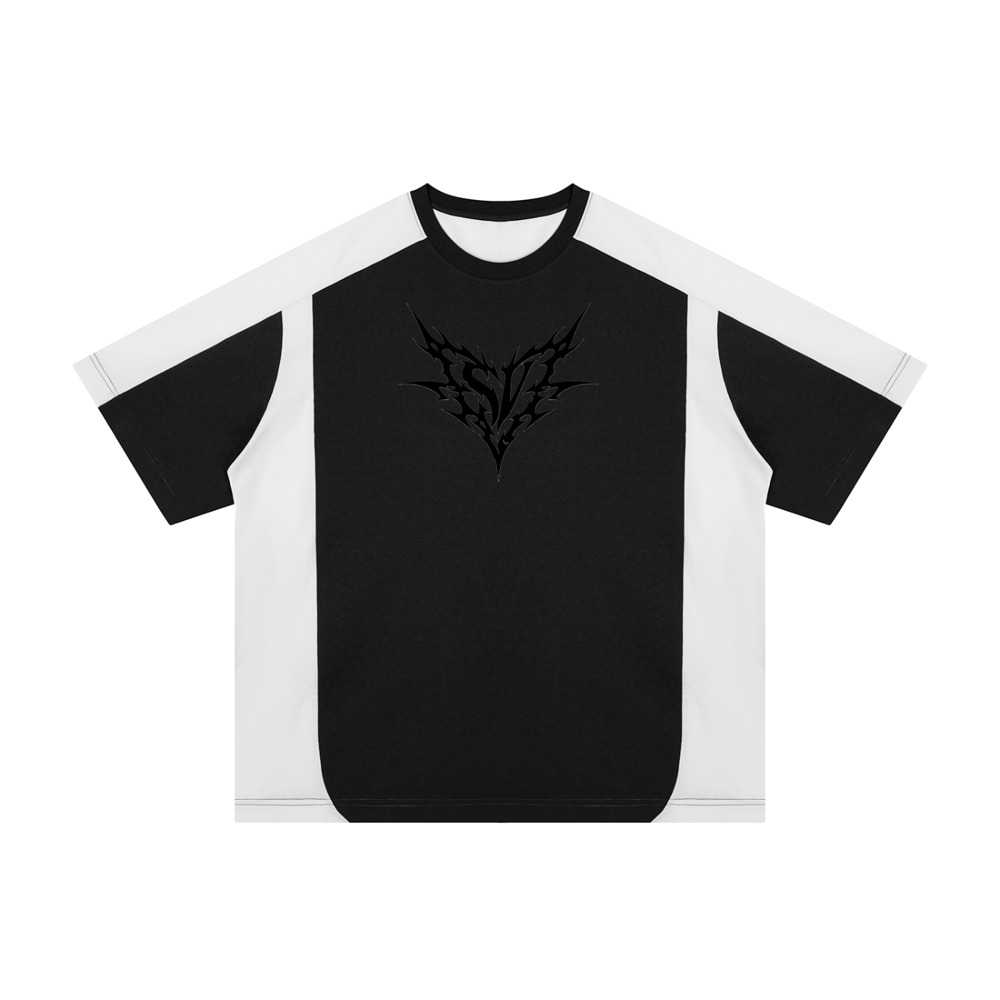 Unisex Color Block Loose T-Shirt