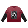 Unisex Vintage Wash Distressed Layer T-Shirt