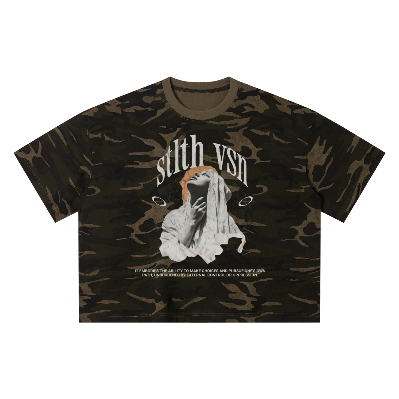 Unisex Camo Boxy T-Shirt