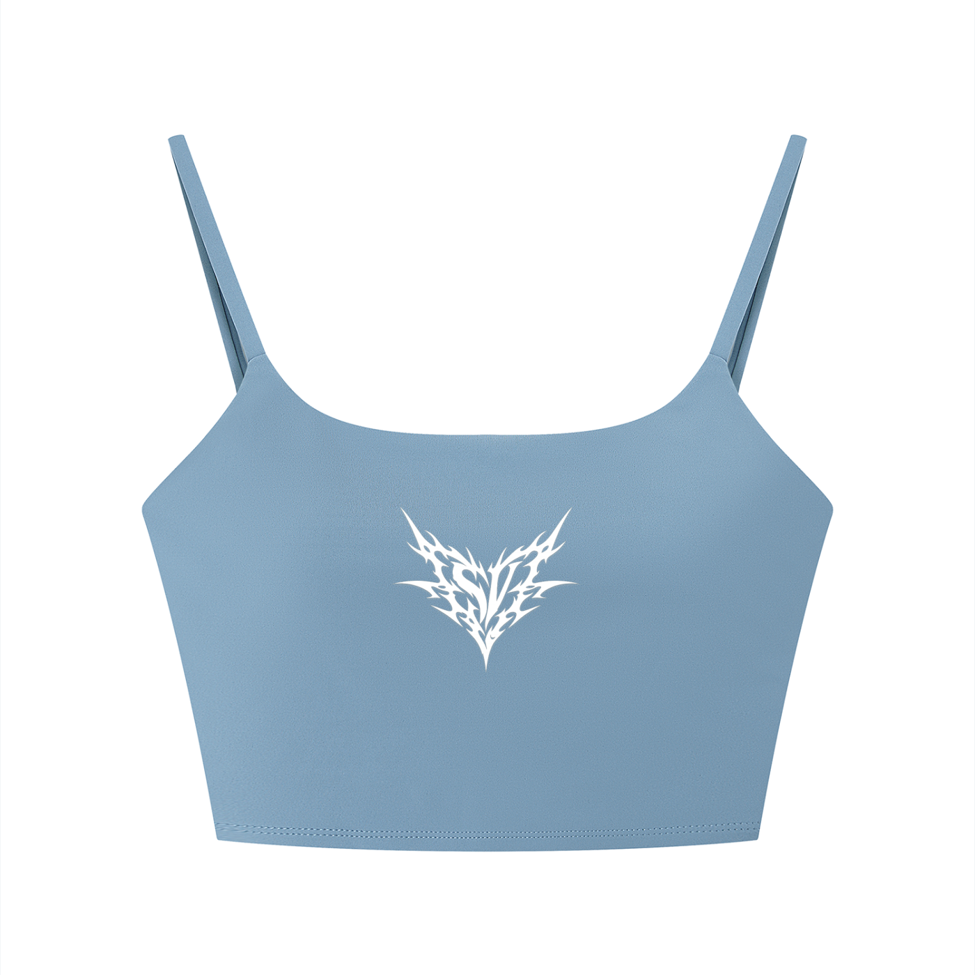 Barb Heart 02 Women's Solid Color Sports Bra