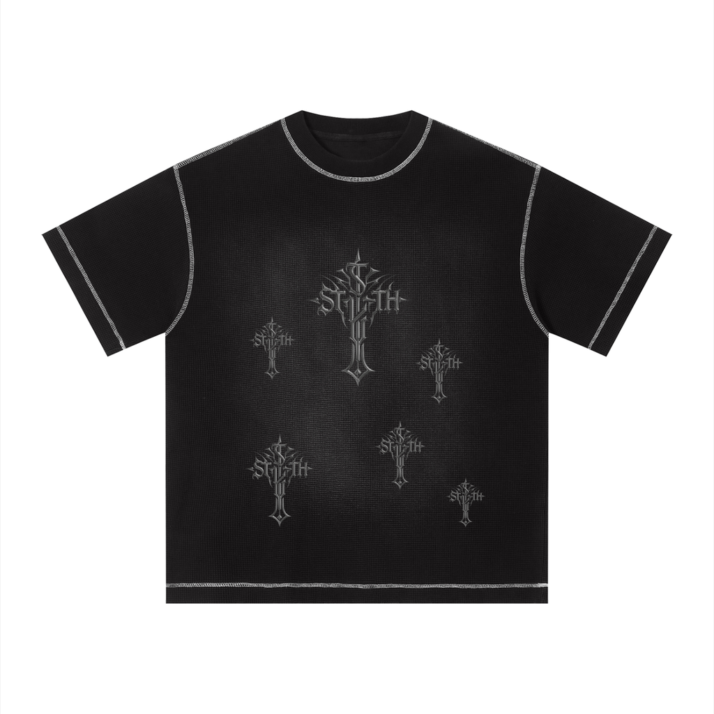 J Sunfade Waffle Boxy T-Shirt