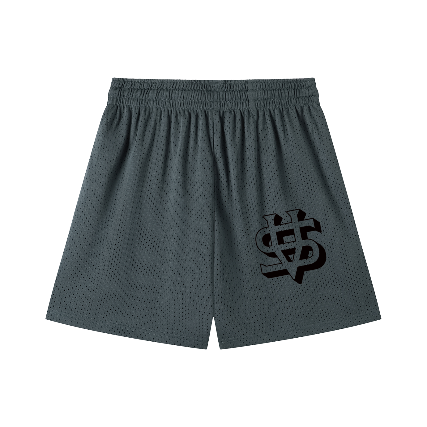 Mesh Drawstring Shorts