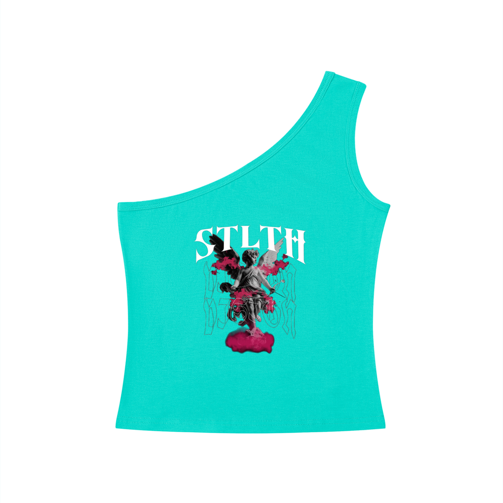 Women's One-Shoulder Crop T-Shirt