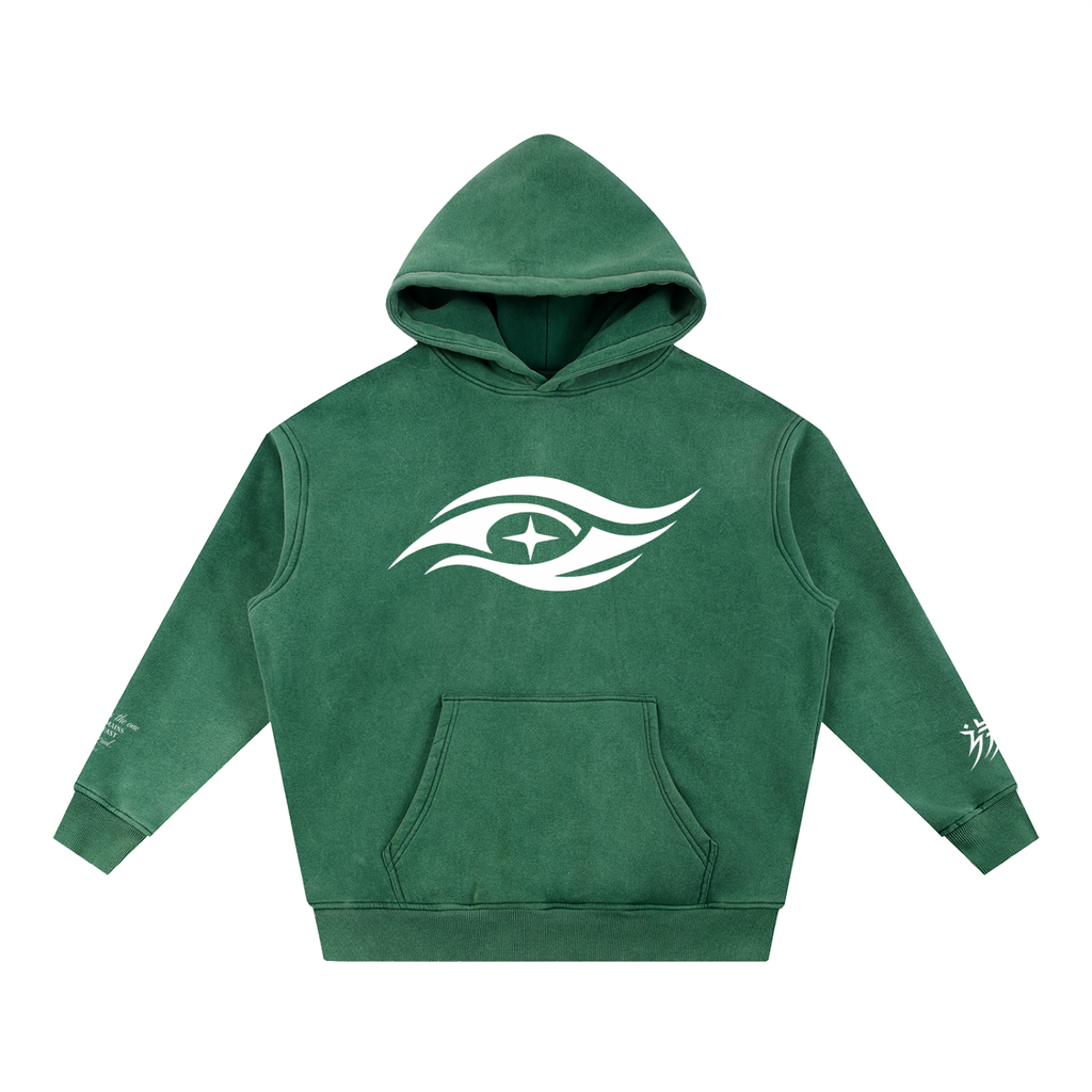 SV27 BLESSED  Snow Wash Fleece Oversize Hoodie