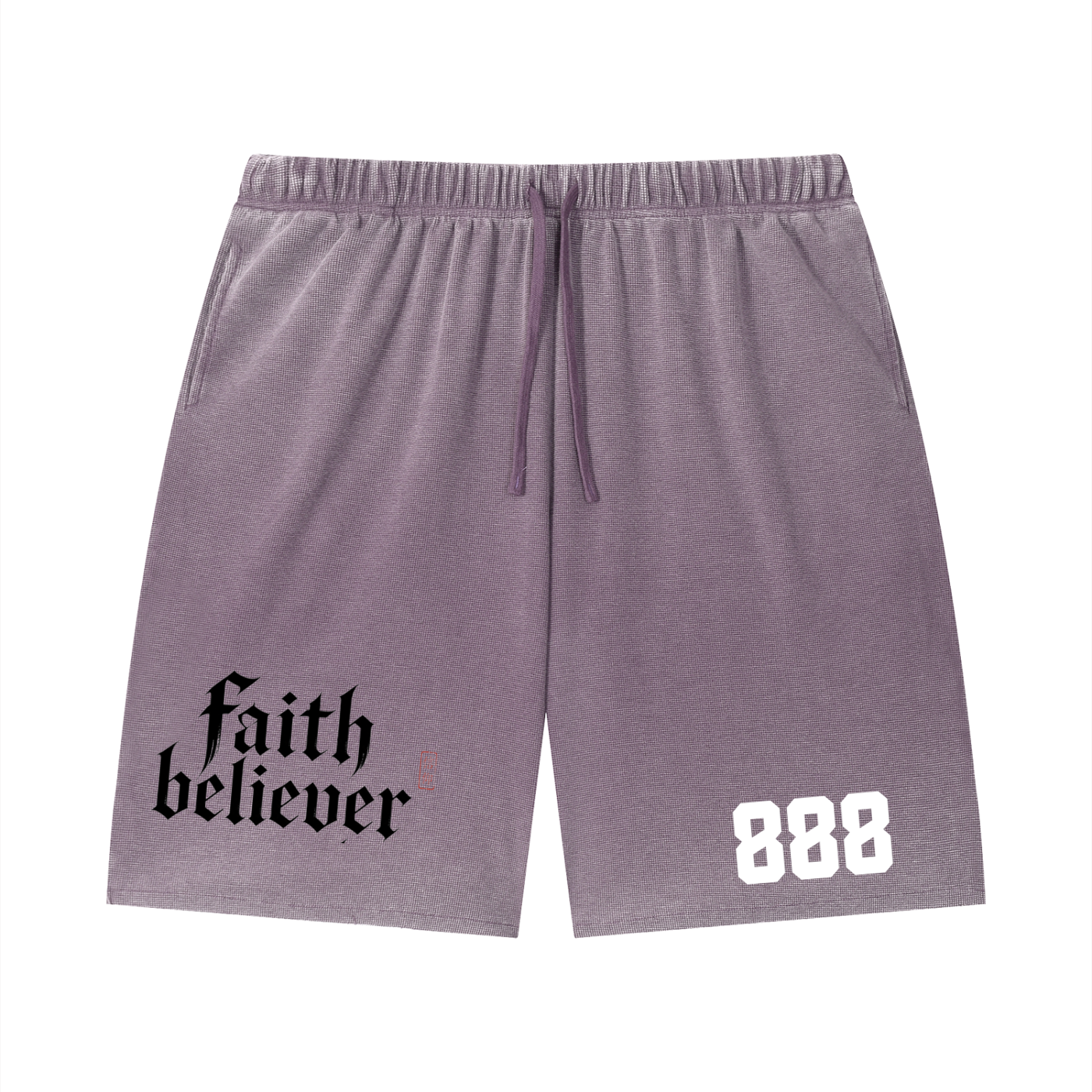 888 Wash Waffle Shorts Set