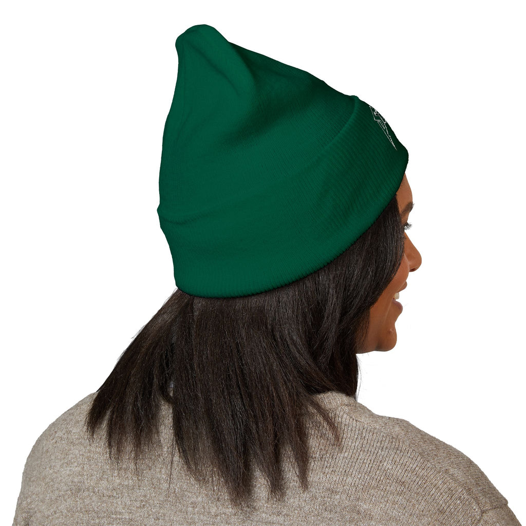002 Embroidered Cuffed Beanie