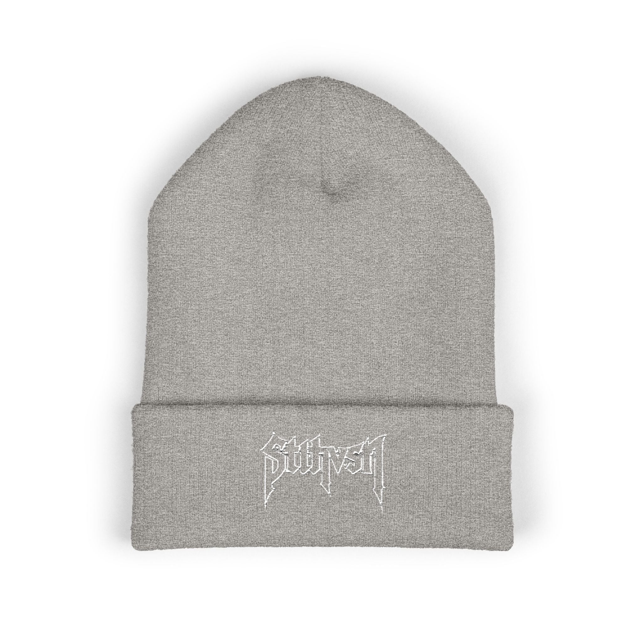 002 Embroidered Cuffed Beanie