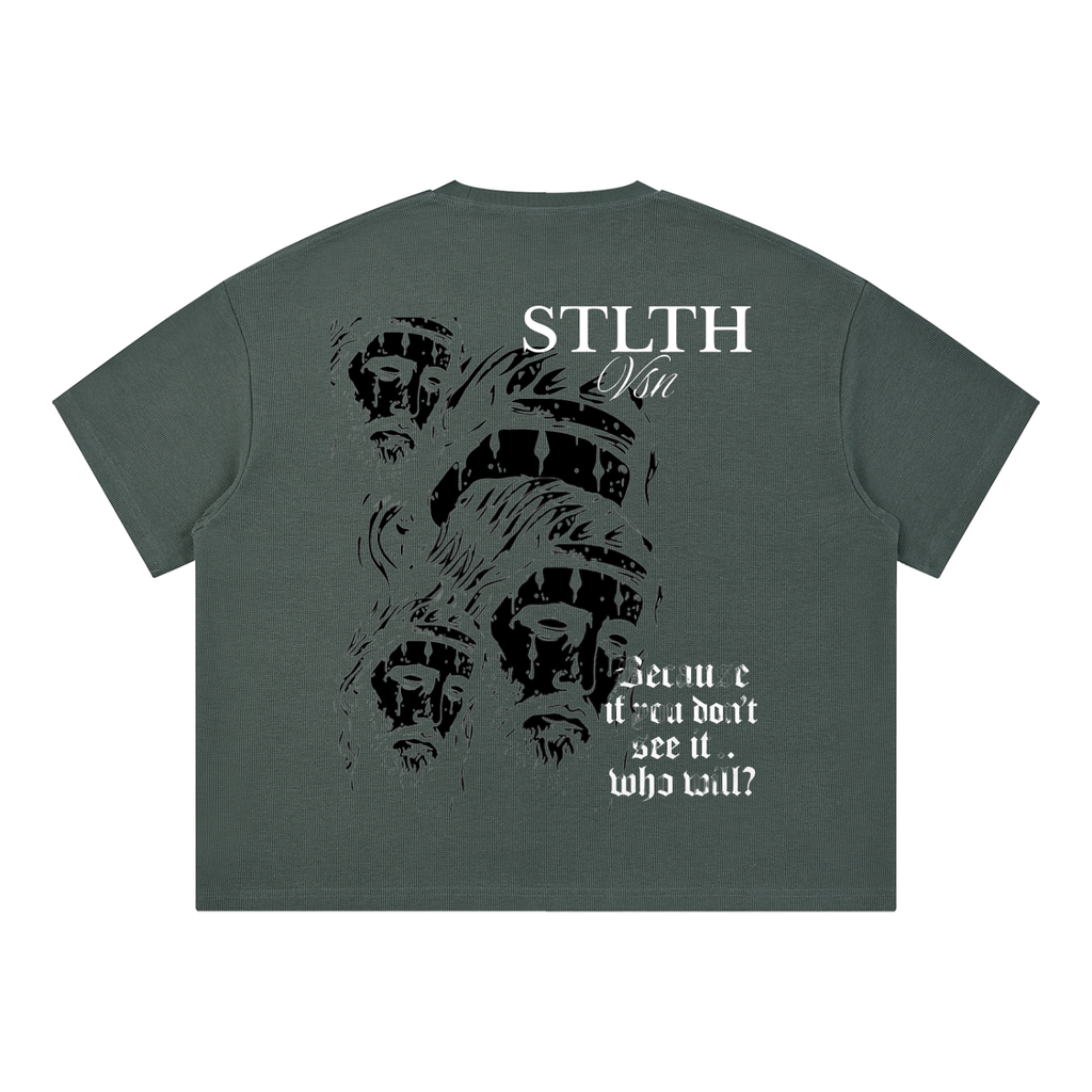 Waffle Boxy T-Shirt