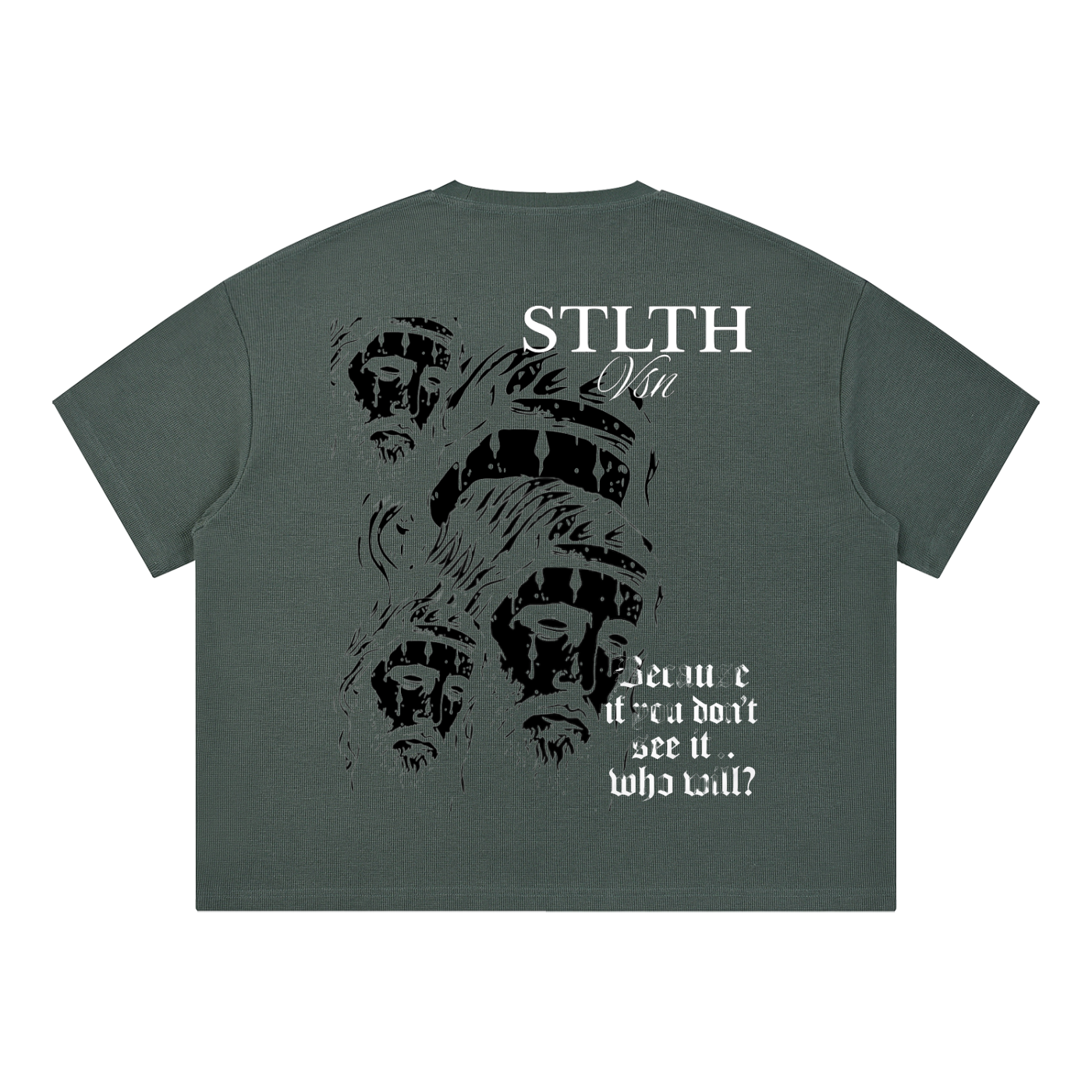 Unisex Waffle Boxy T-Shirt