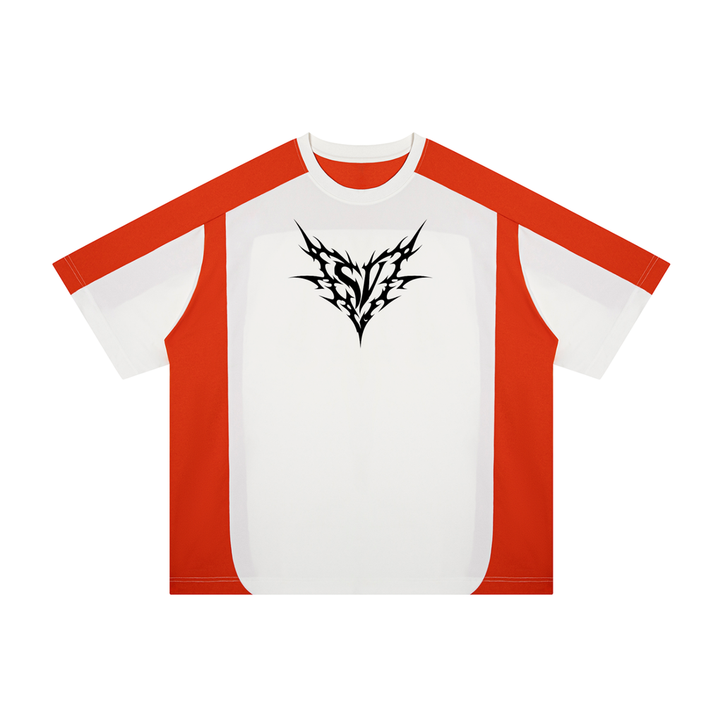 Unisex Color Block Loose T-Shirt