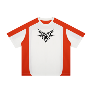 White with Orange