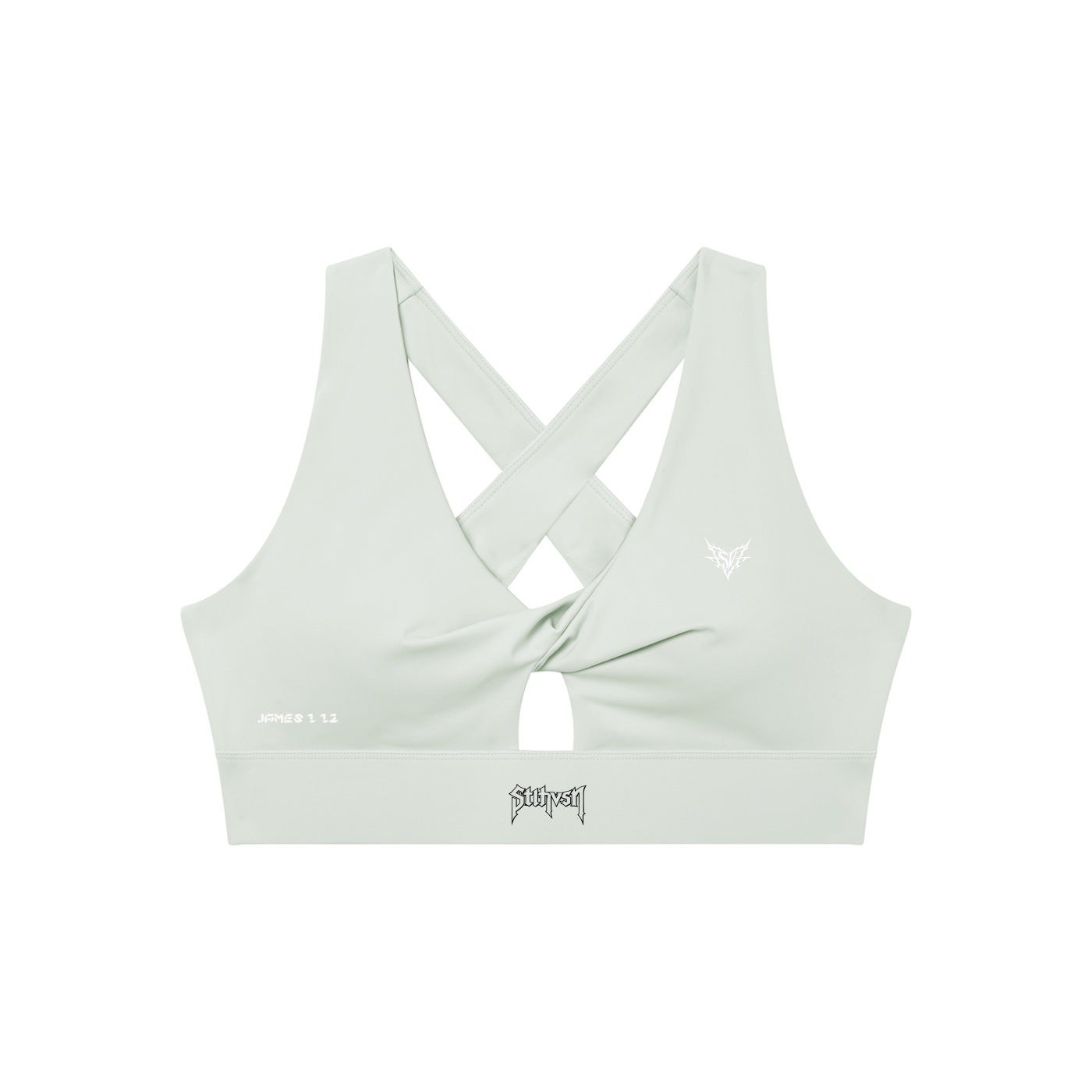 Women's Twist Front V-Neck Sports Bra