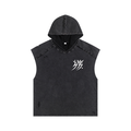 Snow Washed Boxy Hooded Tank Top