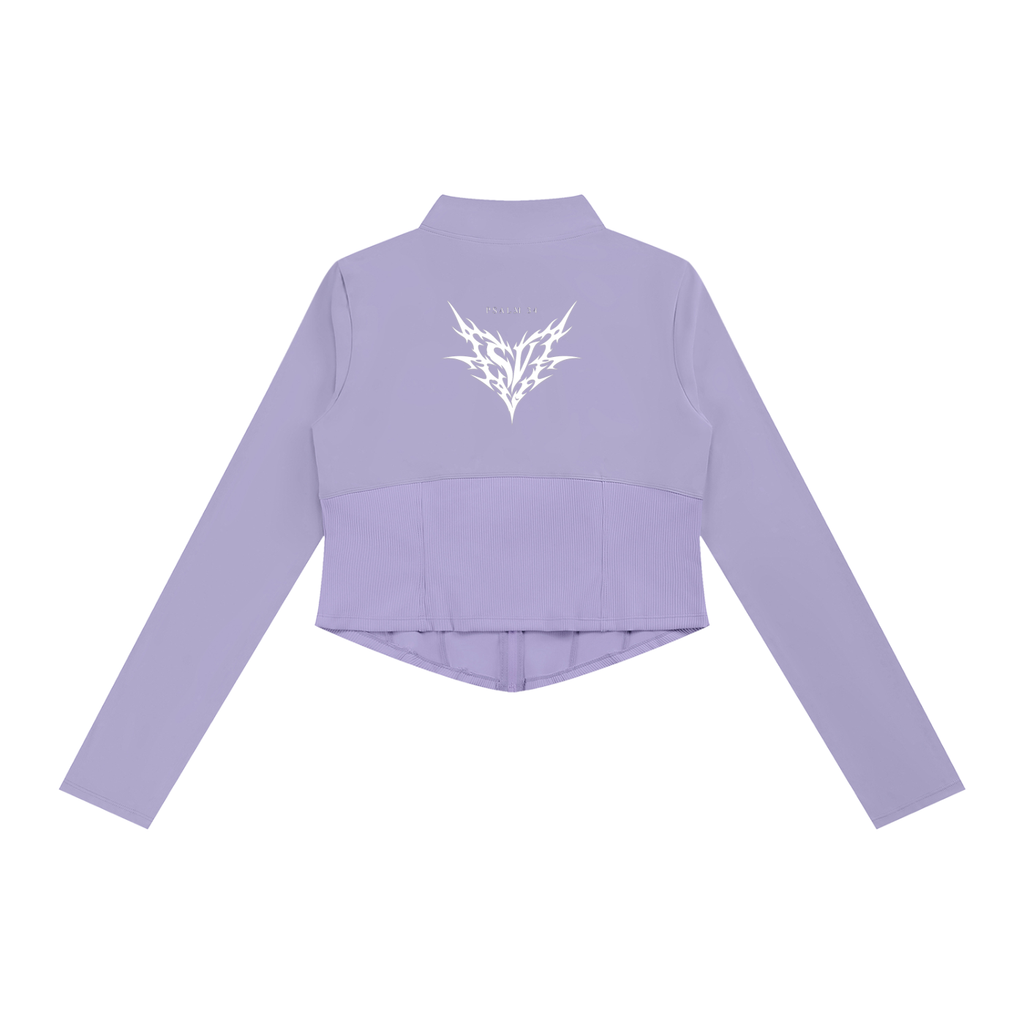 002 Women's Slim Fit Full-Zip Yoga Jacket
