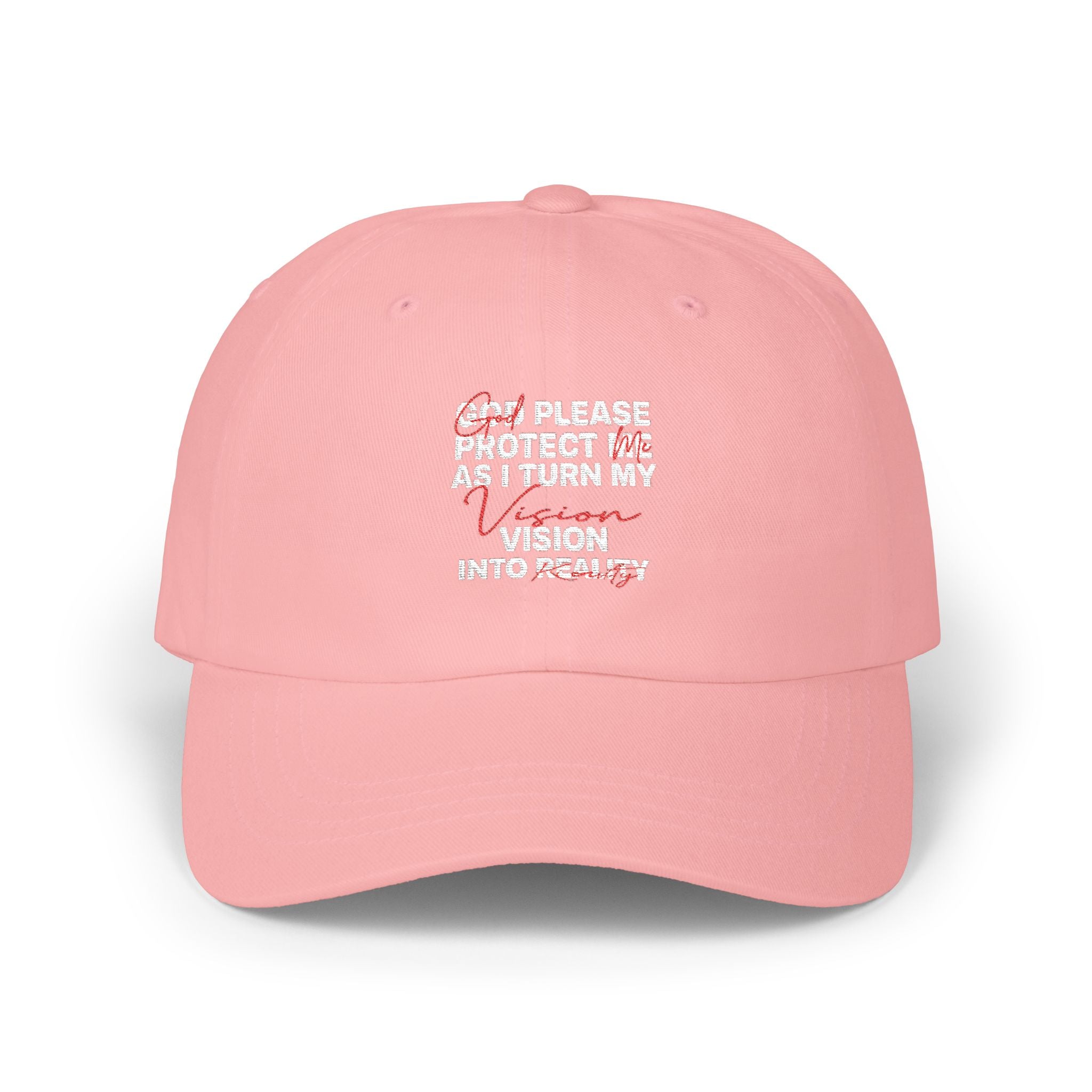 V2R Dad Cap — "Please Protect Me & Return My Vision" Embroidered Baseball Hat