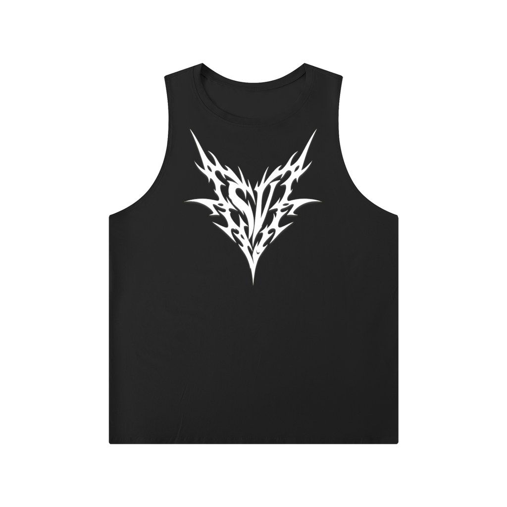 Men's Solid Color Crewneck Tank Top