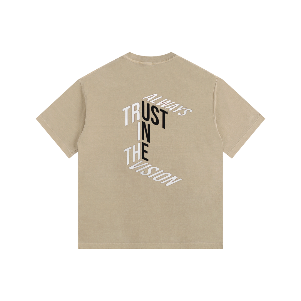 Trust Vintage Washed Oversized Cotton T-Shirt