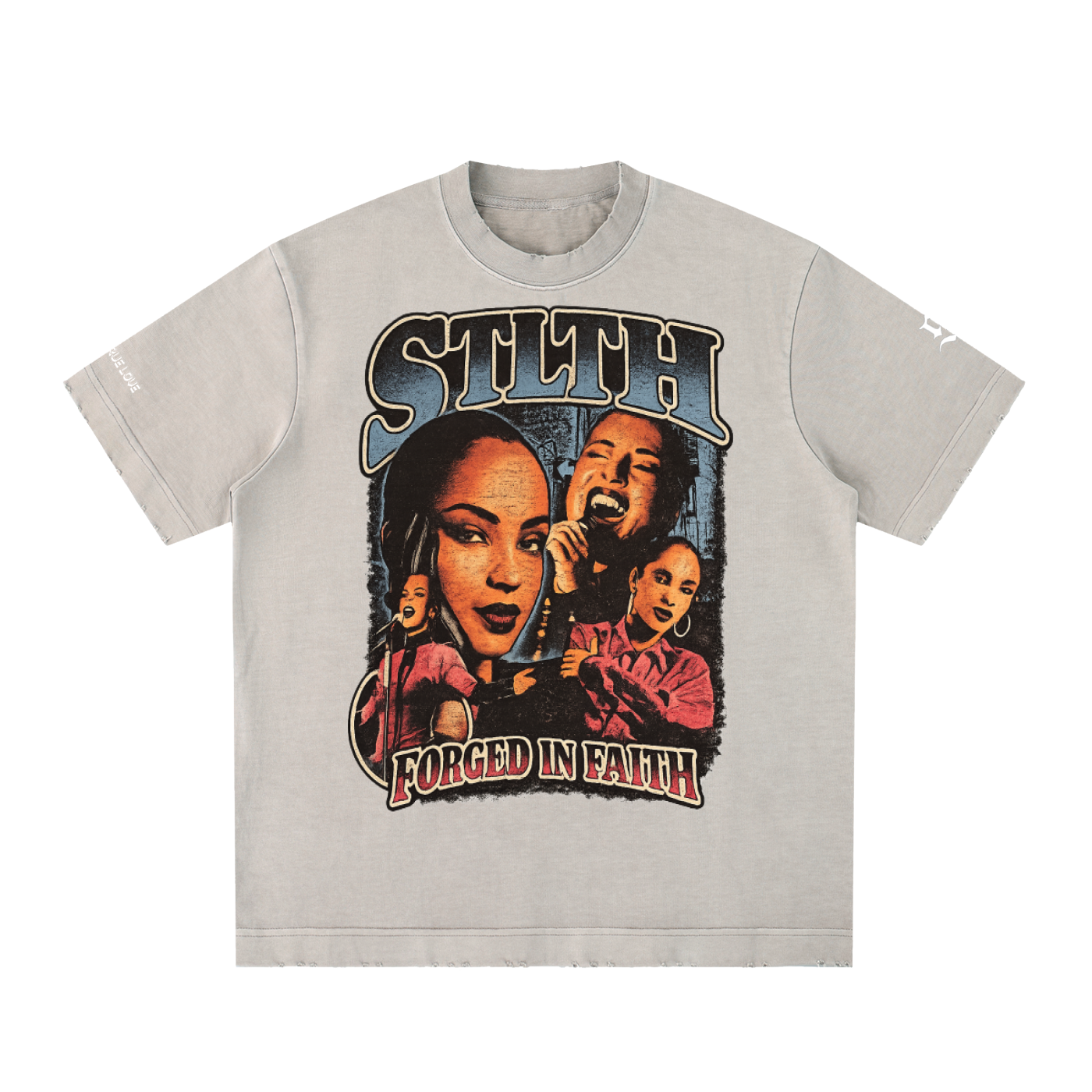 SDE Vintage Washed Frayed T-Shirt