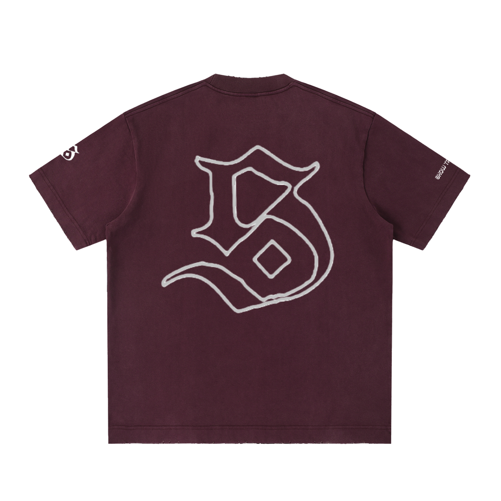 SDE Vintage Washed Frayed T-Shirt