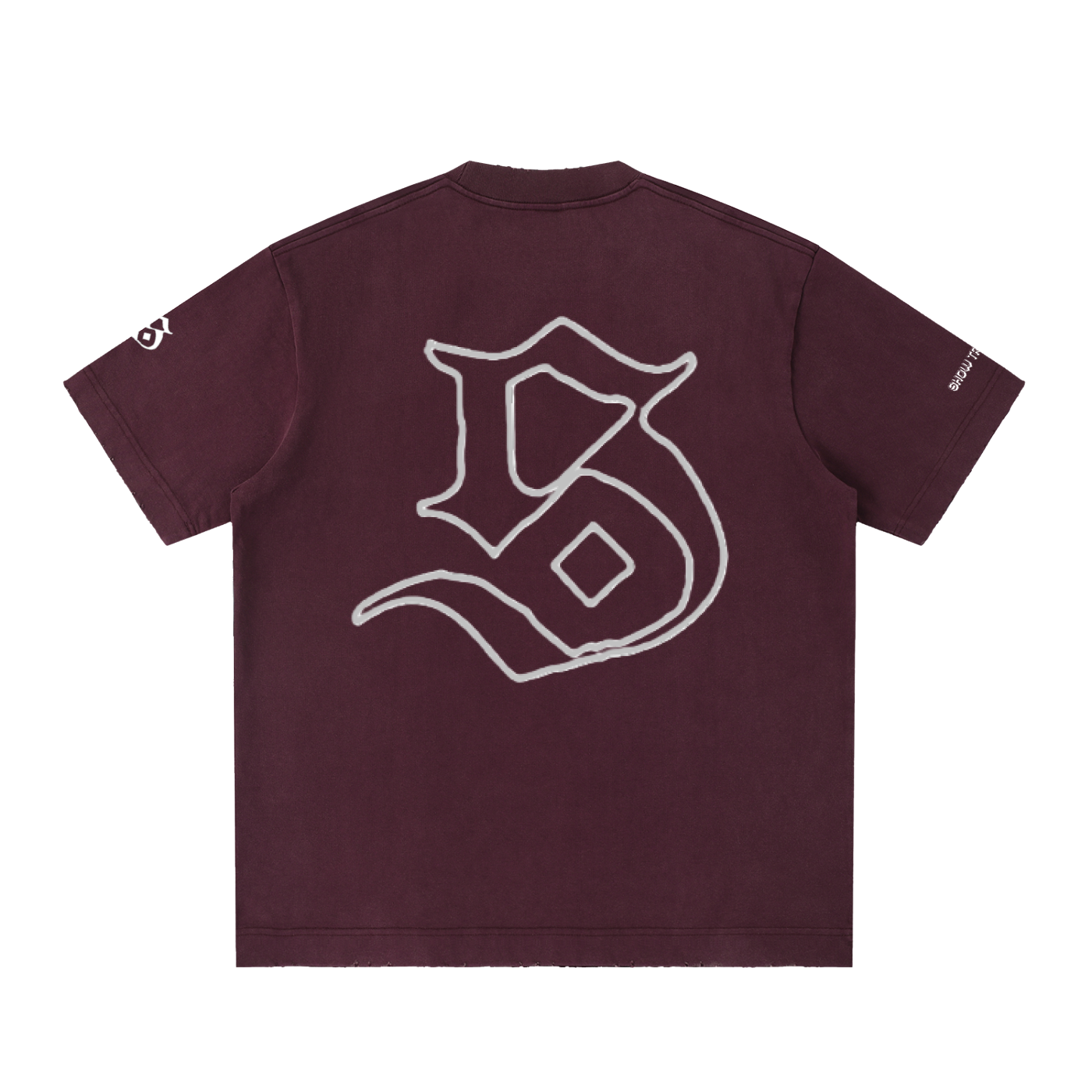 SDE Vintage Washed Frayed T-Shirt