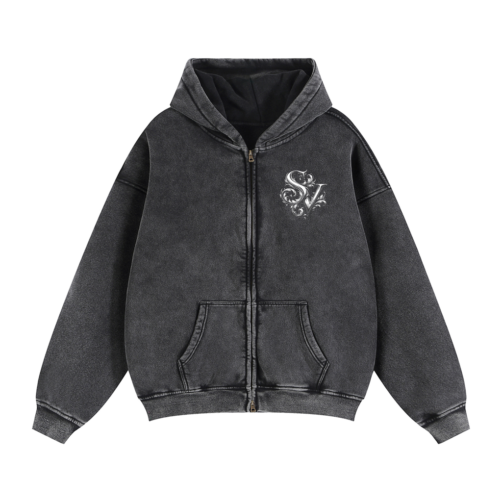 Know God Know Peace 005 Boxy Fleece Hoodie