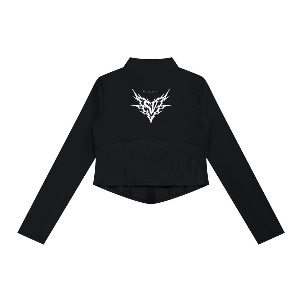 002 Women's Slim Fit Full-Zip Yoga Jacket