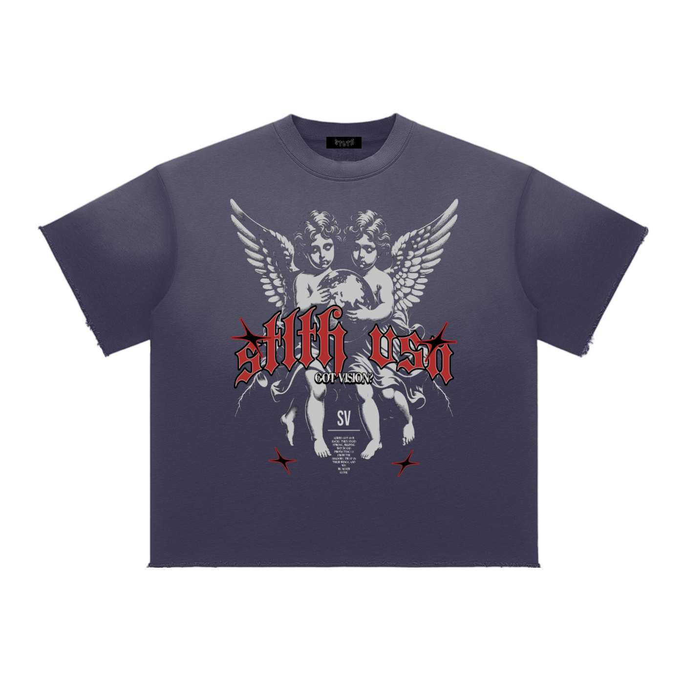 Stlth Double Angel Sun Fade T-Shirt