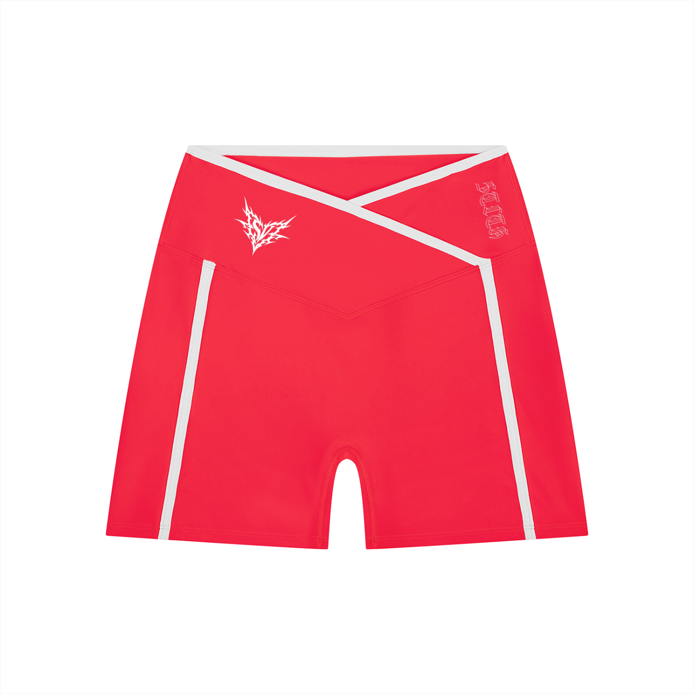 VI Women’s High Rise Color Block Yoga Shorts