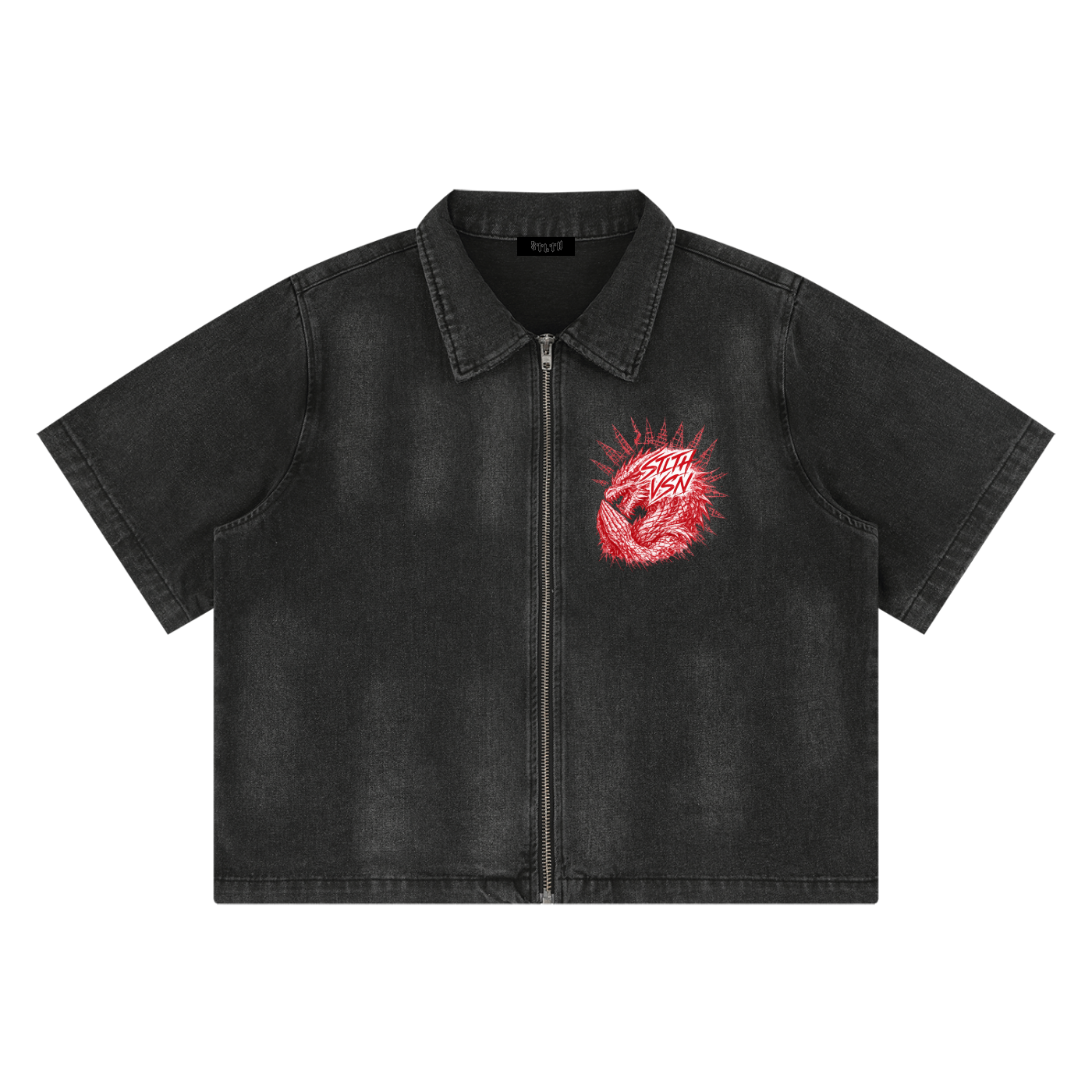 Full-Zip Denim