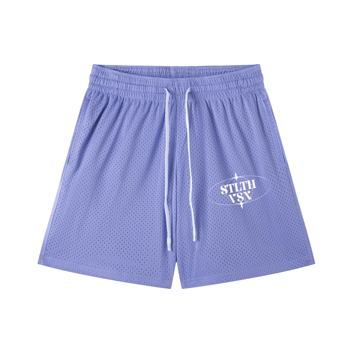 Mesh Drawstring Shorts