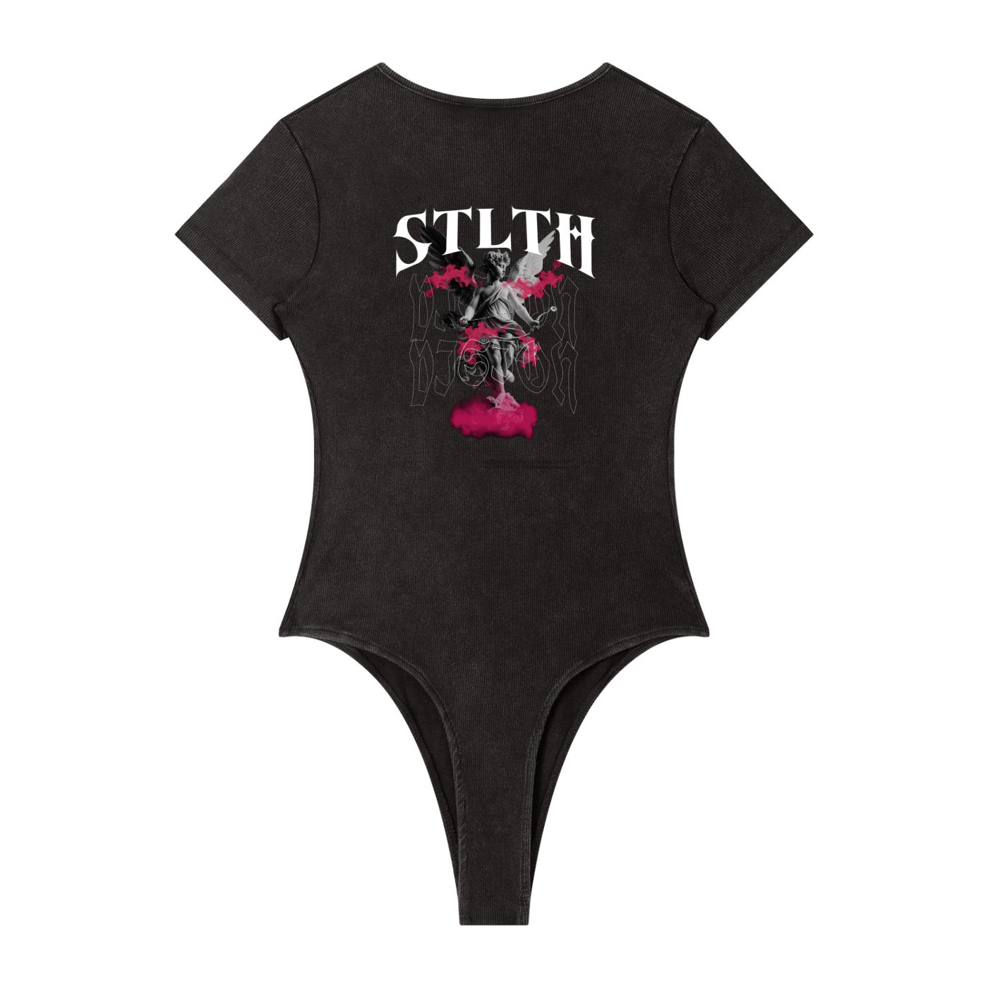 Women's Mineral Wash Crewneck Bodysuit