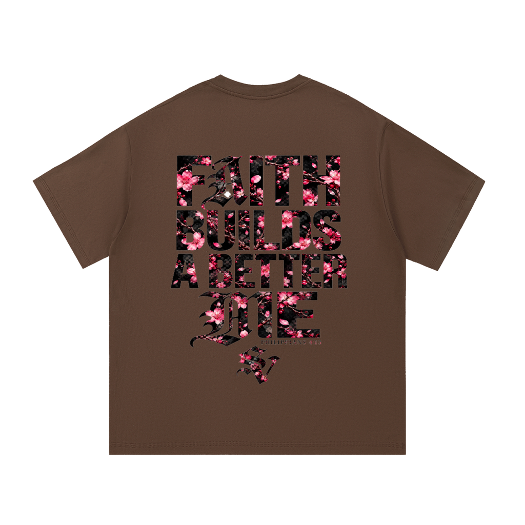 PINK FAITH Cotton T-Shirt