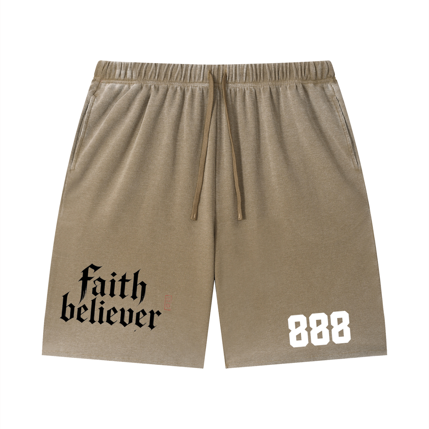 888 Wash Waffle Shorts Set
