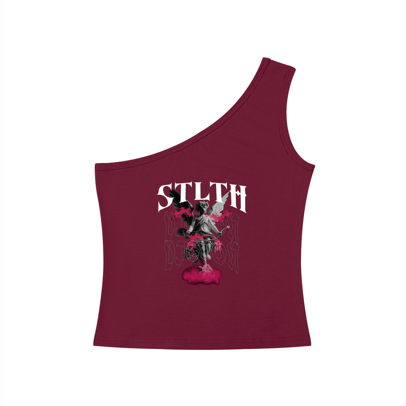 Women's One-Shoulder Crop T-Shirt