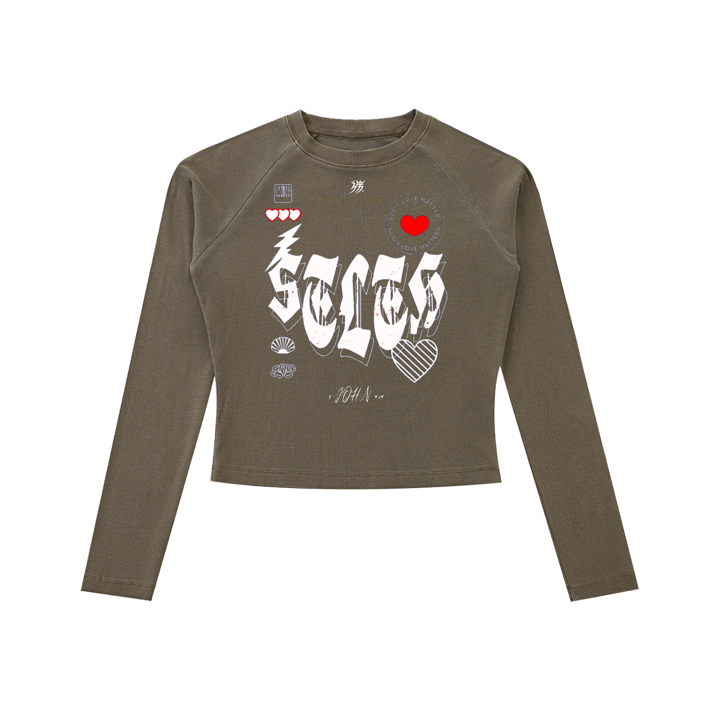 Women’s Love Sleeve Slim T-Shirt
