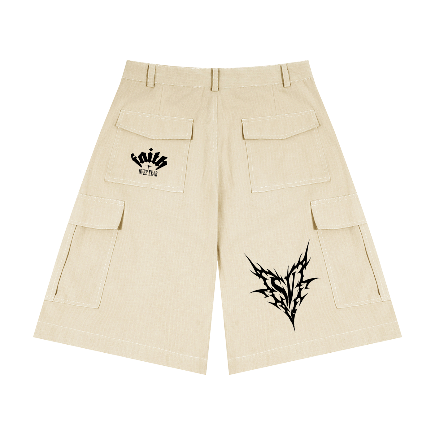 Unisex Woven Cargo Shorts