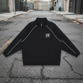 Reflection Striped Raglan Sleeve  Jacket