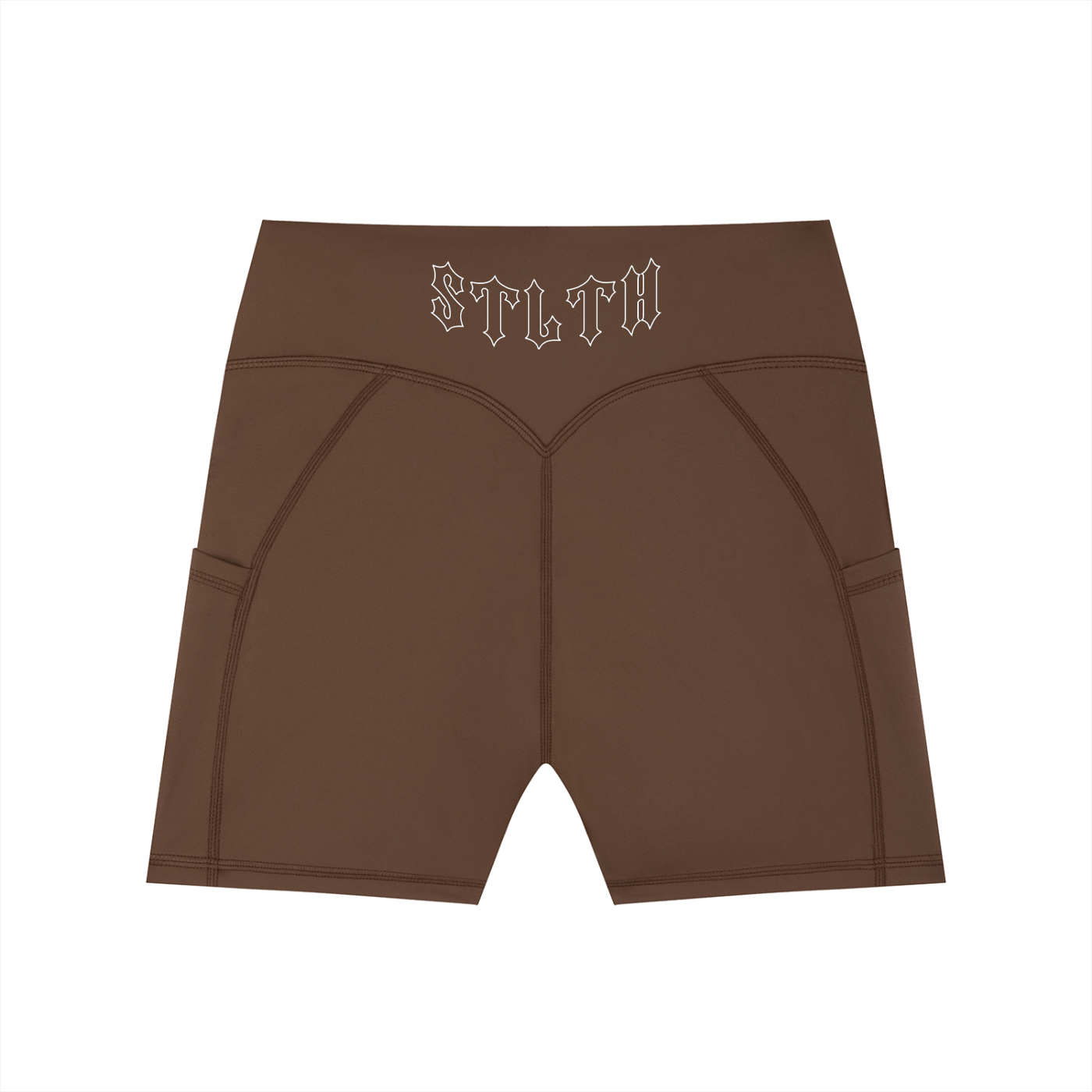 Women's High-Waisted Pocket Biker Shorts