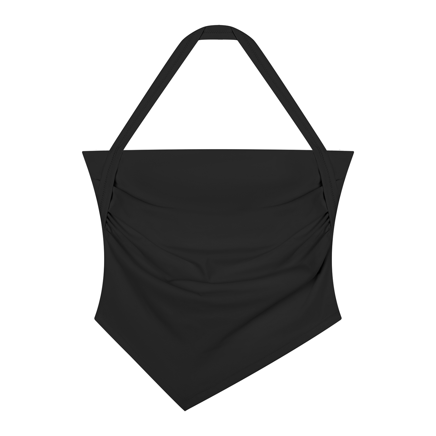 Women’s Ruched Halter Neck Yoga Tank Top