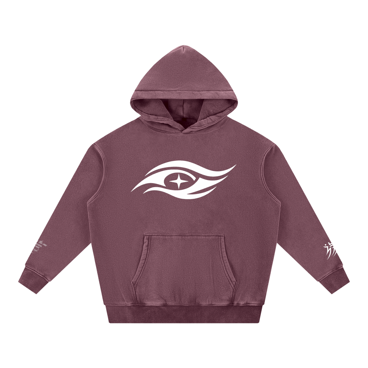 SV27 BLESSED  Snow Wash Fleece Oversize Hoodie