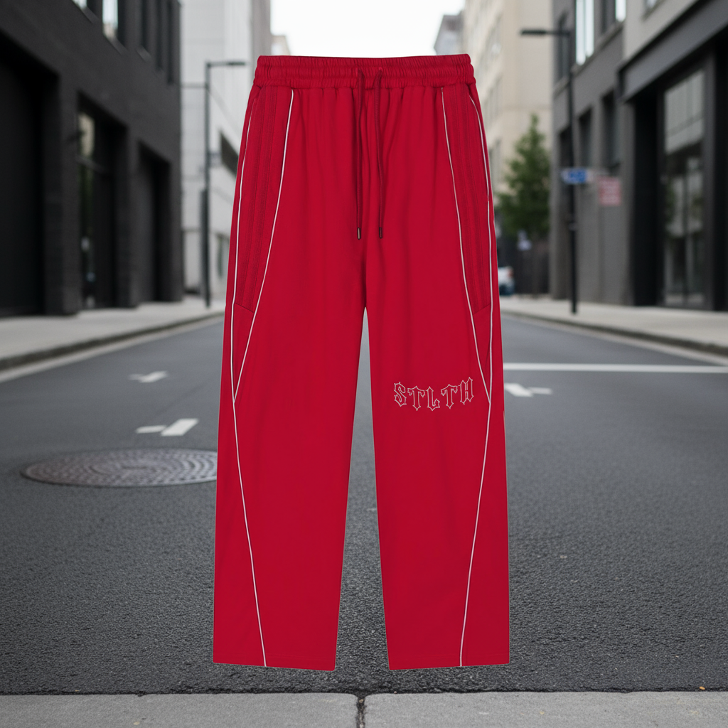 Reflection Striped Straight-Leg Sweatpants