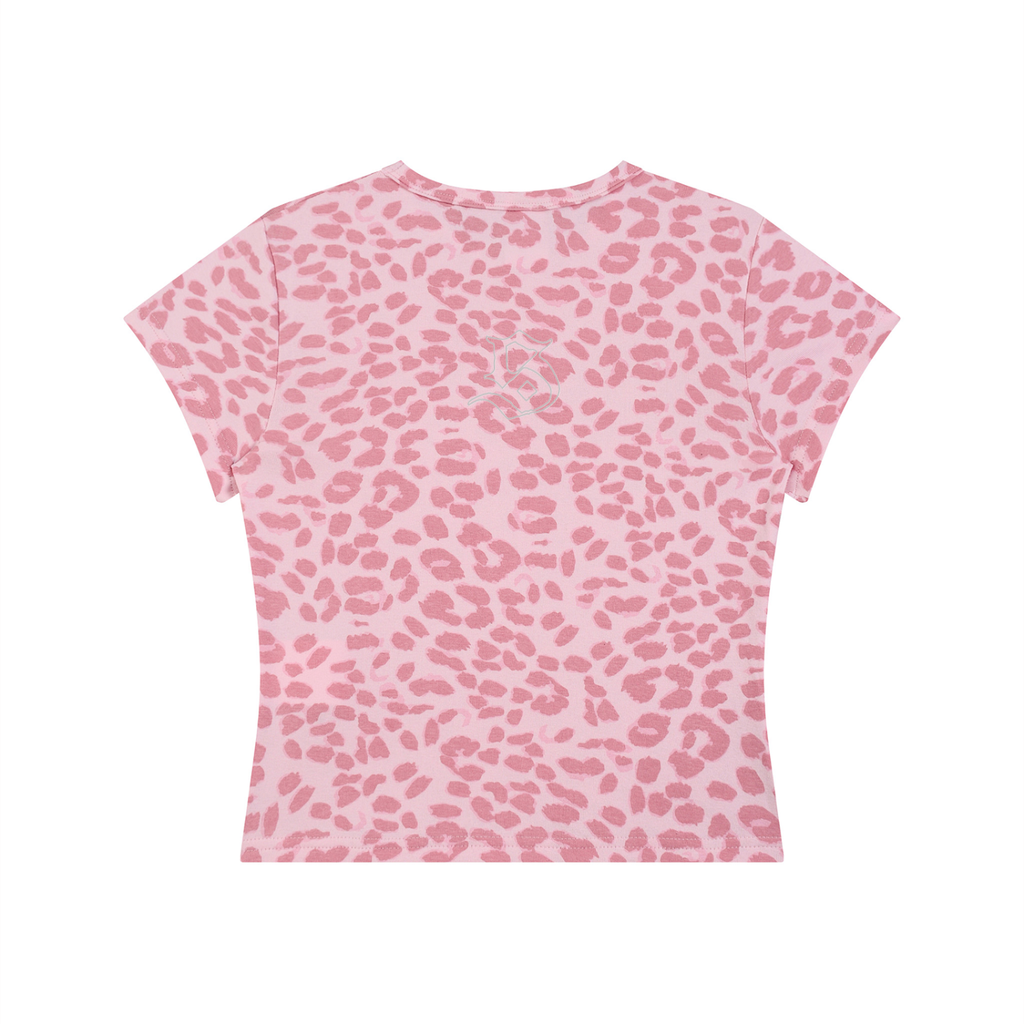 Forged in Faith Women’s Leopard Print Crop T-Shirt