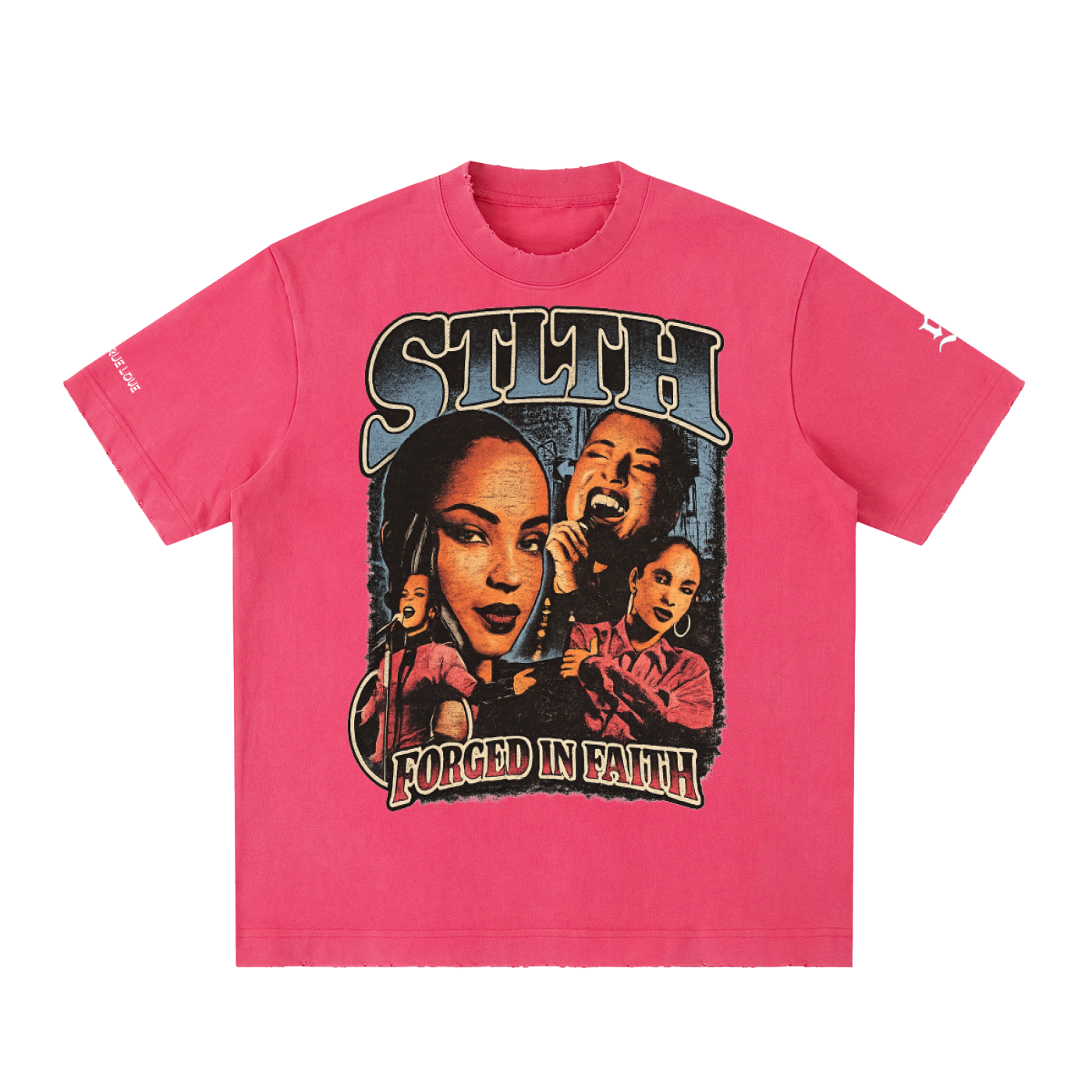 SDE Vintage Washed Frayed T-Shirt